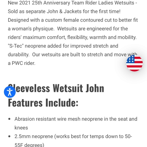 Jettribe Medium Ladies Long Jane Wetsuit 2.5 mm - Picture 4 of 5